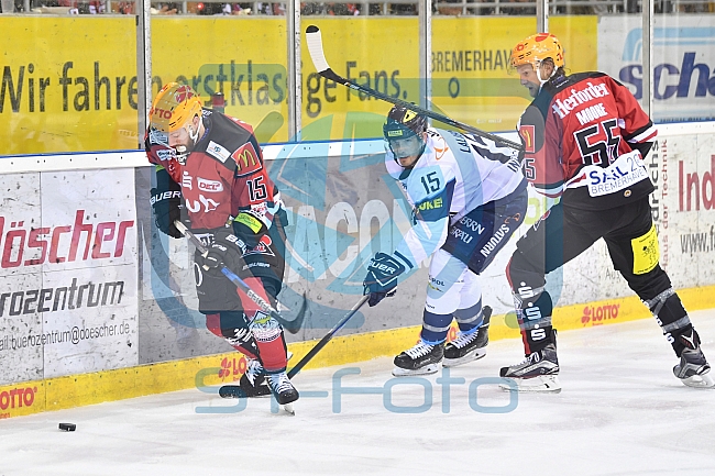 Fischtown Pinguins Bremerhaven - ERC Ingolstadt, Eishockey, DEL, Deutsche Eishockey Liga, Preplayoff, Spiel 2, 03.03.2017