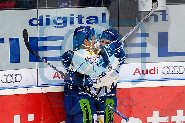 ERC Ingolstadt - Straubing Tigers, Eishockey, DEL, Deutsche Eishockey Liga, Preplayoff, Spiel 1, 09.03.2016