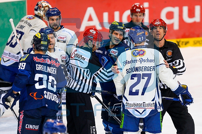 ERC Ingolstadt - Straubing Tigers, Eishockey, DEL, Deutsche Eishockey Liga, Preplayoff, Spiel 1, 09.03.2016