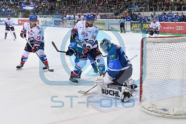 ERC Ingolstadt - Adler Mannheim, Eishockey, DEL, Deutsche Eishockey Liga, Playoffs, Viertelfinale, Spiel 5, 23.03.2018