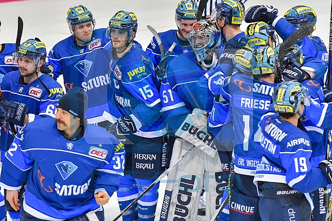 ERC Ingolstadt - Adler Mannheim, Eishockey, DEL, Deutsche Eishockey Liga, Playoffs, Viertelfinale, Spiel 3, 18.03.2018