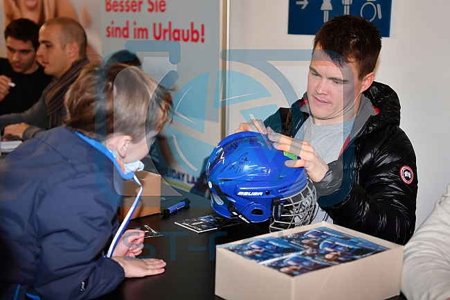 Autogrammstunde, ERC Ingolstadt, Eishockey, DEL, Deutsche Eishockey Liga, 17.02.2018