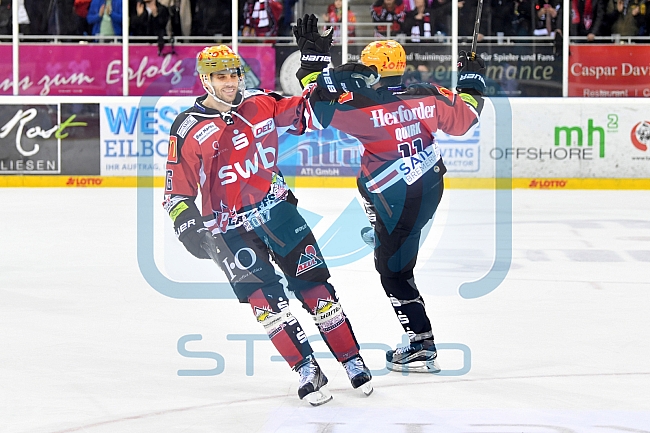 Fischtown Pinguins Bremerhaven - ERC Ingolstadt, Eishockey, DEL, Deutsche Eishockey Liga, Preplayoff, Spiel 2, 03.03.2017