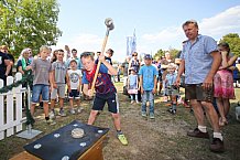 Vor dem Spiel ERC Ingolstadt gegen Braehead Clan - Champions Hockey League (CHL) fand im Klenzepark ein bayerisch-schottisches Fanfest statt