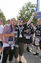 Vor dem Spiel ERC Ingolstadt gegen Braehead Clan - Champions Hockey League (CHL) fand im Klenzepark ein bayerisch-schottisches Fanfest statt