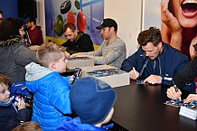 Autogrammstunde, ERC Ingolstadt, Eishockey, DEL, Deutsche Eishockey Liga, 17.02.2018