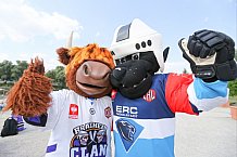 Vor dem Spiel ERC Ingolstadt gegen Braehead Clan - Champions Hockey League (CHL) fand im Klenzepark ein bayerisch-schottisches Fanfest statt