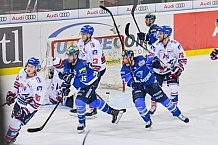 ERC Ingolstadt - Adler Mannheim, Eishockey, DEL, Deutsche Eishockey Liga, Playoffs, Viertelfinale, Spiel 3, 18.03.2018